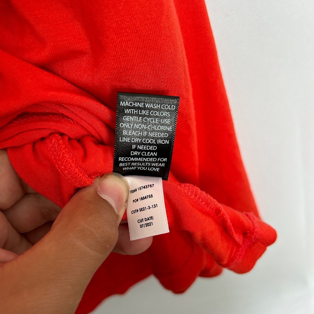 Torrid‎ Orange Super Soft Short Sleeve Shirt - Picture 4 of 6